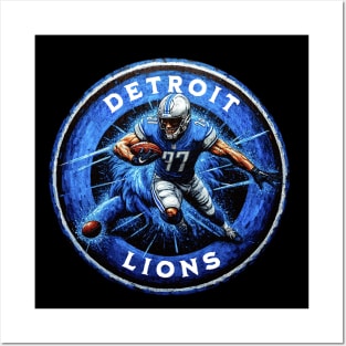Detroit Lions Posters and Art